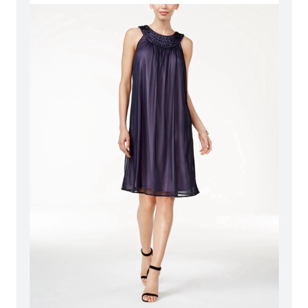 Jessica Howard Shift Dress‎ M Purple Lavender